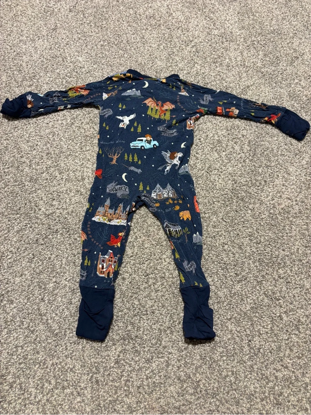 Little Sleepies - Harry Potter Evenings at Hogwarts Zippy (0-3 mo)